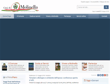 Tablet Screenshot of comune.molinella.bo.it